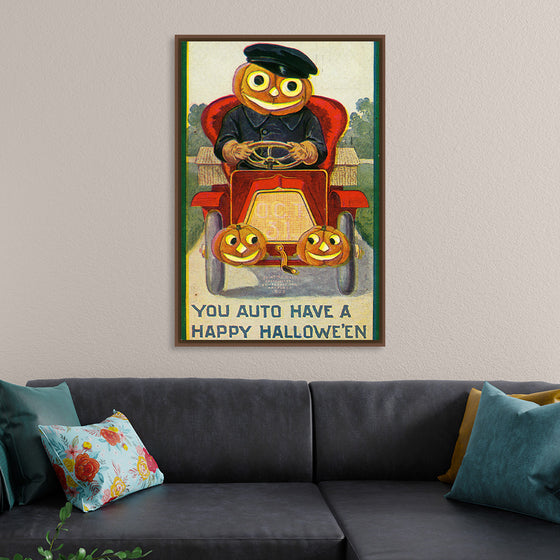 "You Auto Have a Happy Hallowe'en", International Art Publishing Company