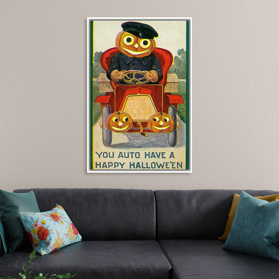 "You Auto Have a Happy Hallowe'en", International Art Publishing Company