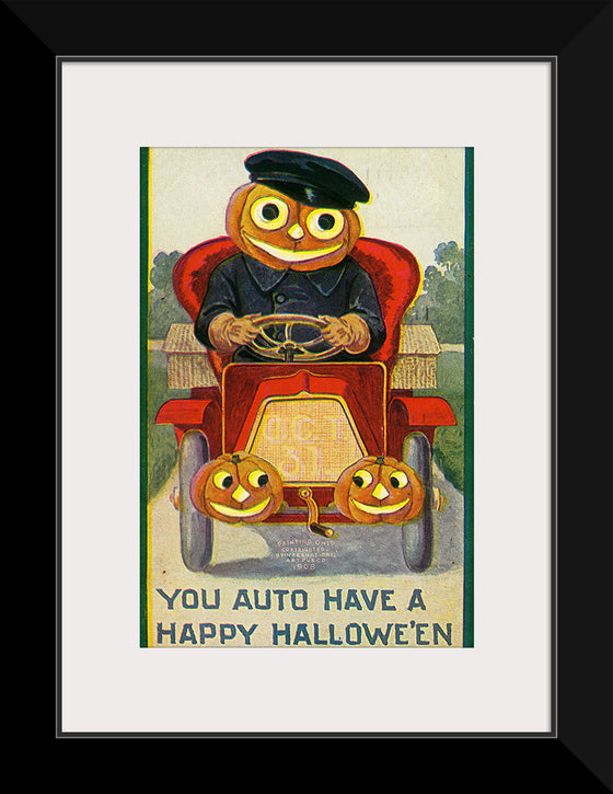 "You Auto Have a Happy Hallowe'en", International Art Publishing Company