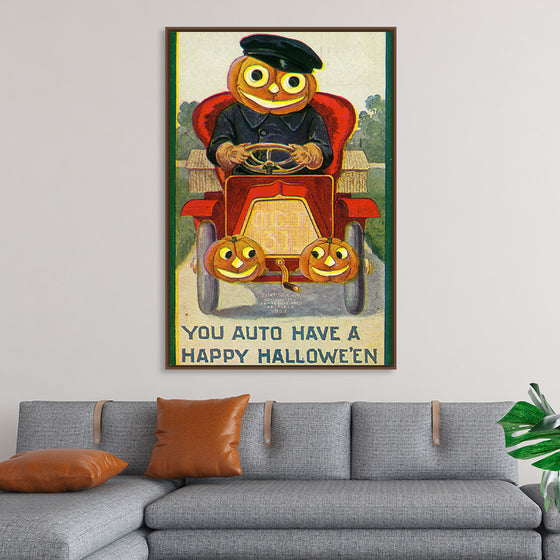 "You Auto Have a Happy Hallowe'en", International Art Publishing Company