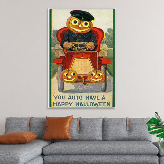 "You Auto Have a Happy Hallowe'en", International Art Publishing Company