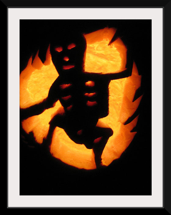 "Skeleton Jack-O-Lantern"