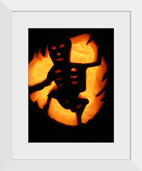 "Skeleton Jack-O-Lantern"