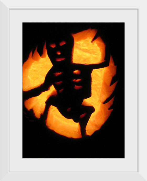 "Skeleton Jack-O-Lantern"