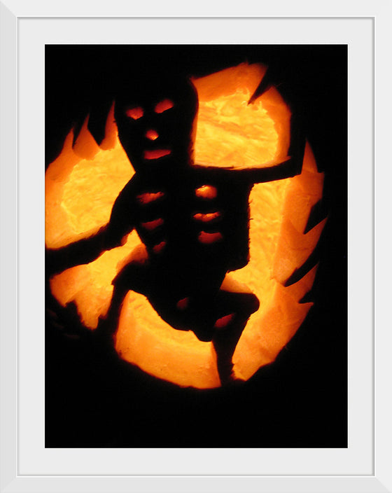 "Skeleton Jack-O-Lantern"