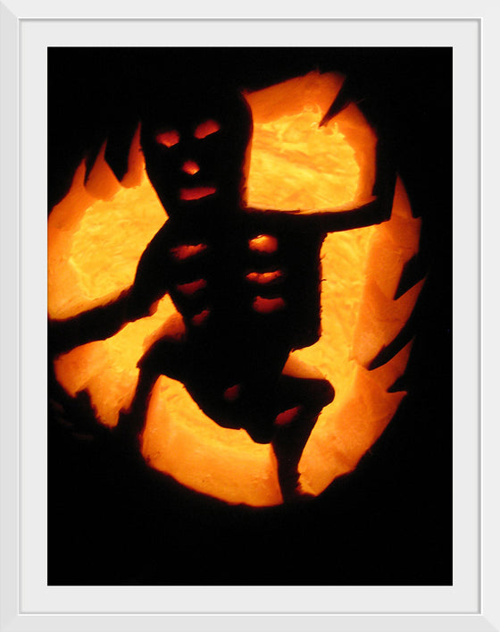 "Skeleton Jack-O-Lantern"