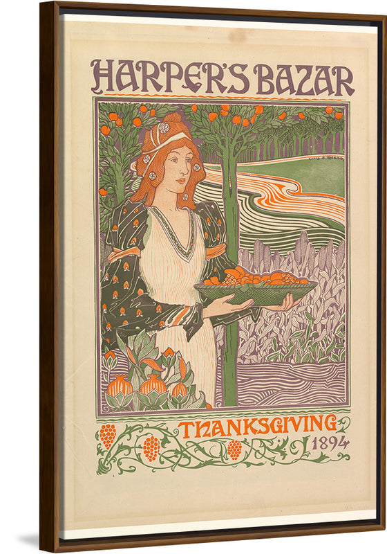 "Harper's Bazar: Thanksgiving", Louis John Rhead