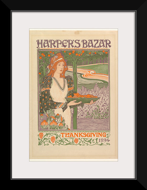 "Harper's Bazar: Thanksgiving", Louis John Rhead