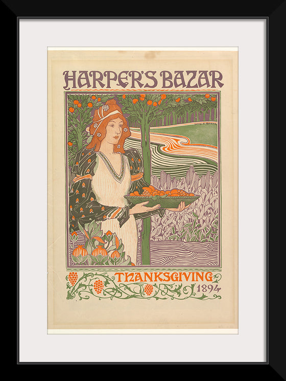 "Harper's Bazar: Thanksgiving", Louis John Rhead