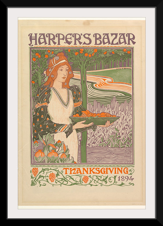 "Harper's Bazar: Thanksgiving", Louis John Rhead