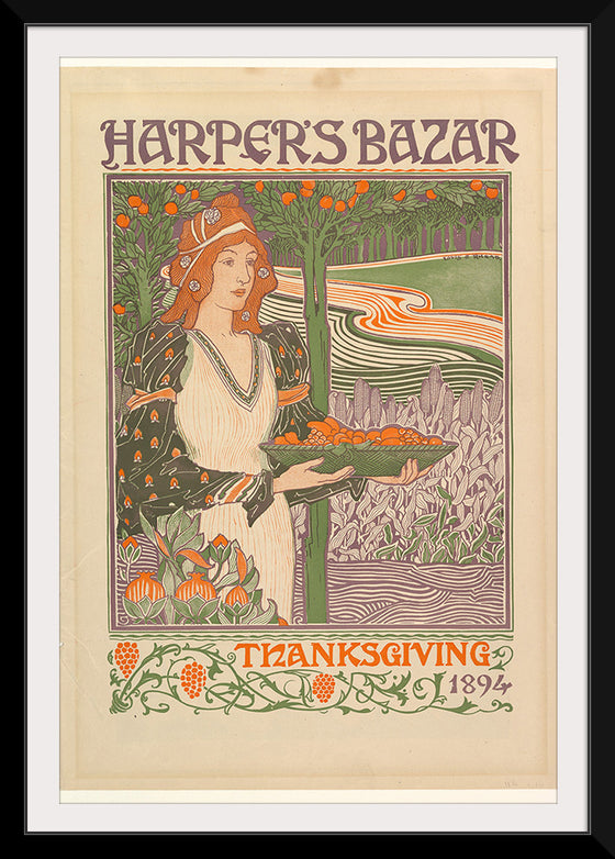 "Harper's Bazar: Thanksgiving", Louis John Rhead