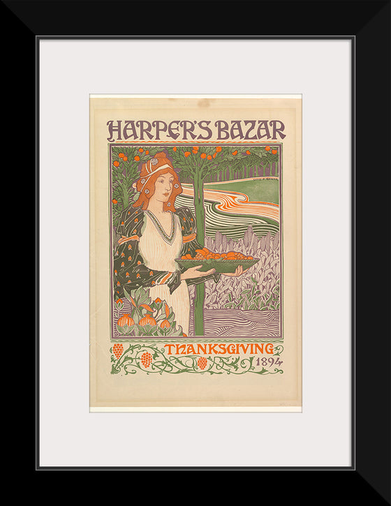 "Harper's Bazar: Thanksgiving", Louis John Rhead