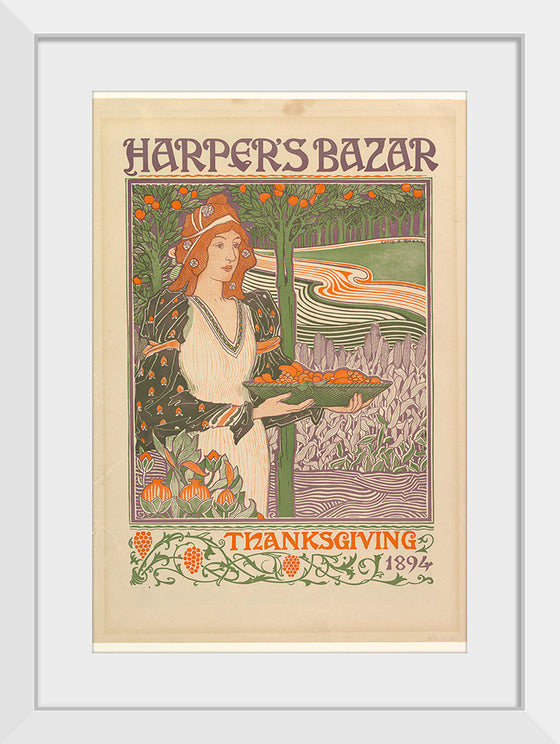 "Harper's Bazar: Thanksgiving", Louis John Rhead