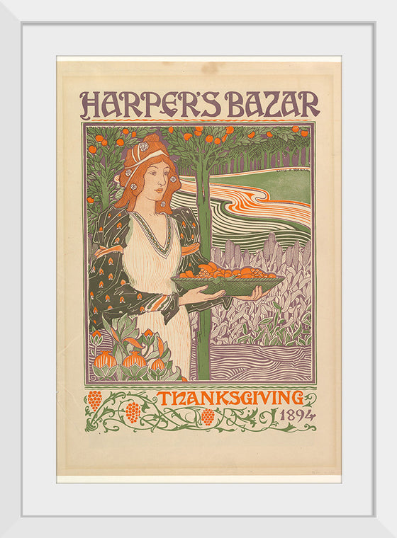 "Harper's Bazar: Thanksgiving", Louis John Rhead