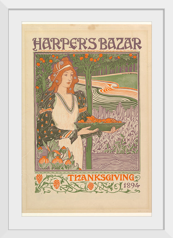 "Harper's Bazar: Thanksgiving", Louis John Rhead