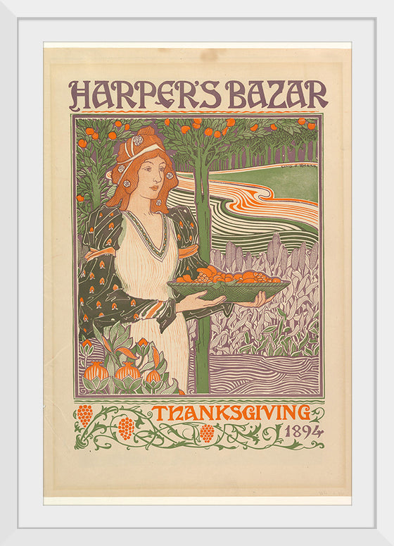 "Harper's Bazar: Thanksgiving", Louis John Rhead