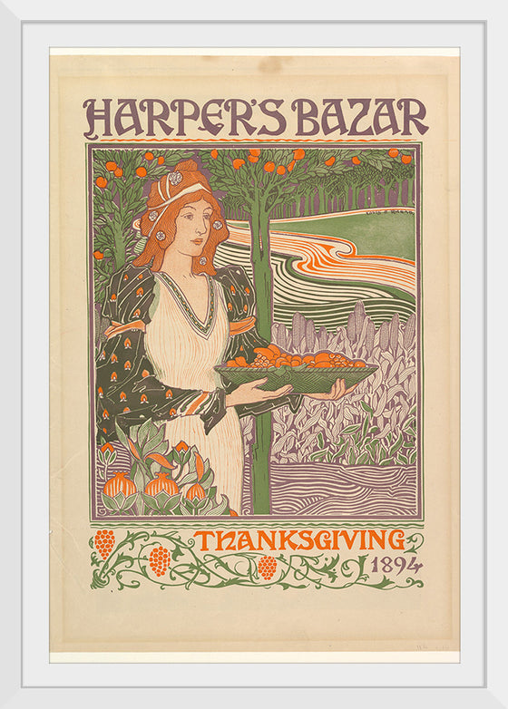 "Harper's Bazar: Thanksgiving", Louis John Rhead