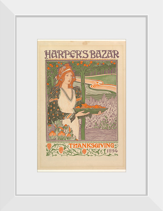 "Harper's Bazar: Thanksgiving", Louis John Rhead