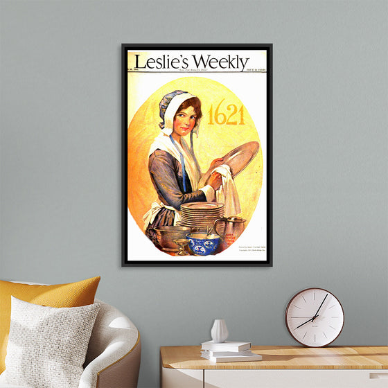 "Leslie's Weekly November 1921 Cover Art", James Calvert Smith.