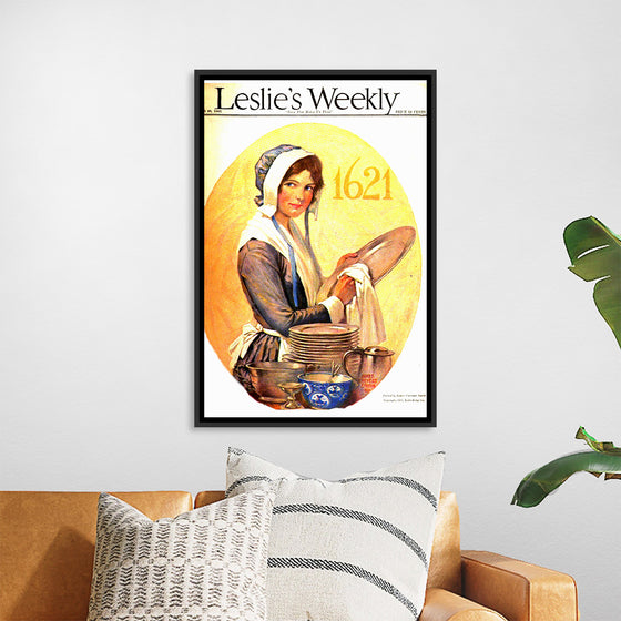 "Leslie's Weekly November 1921 Cover Art", James Calvert Smith.