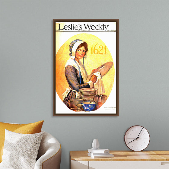 "Leslie's Weekly November 1921 Cover Art", James Calvert Smith.