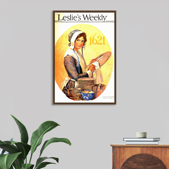 "Leslie's Weekly November 1921 Cover Art", James Calvert Smith.