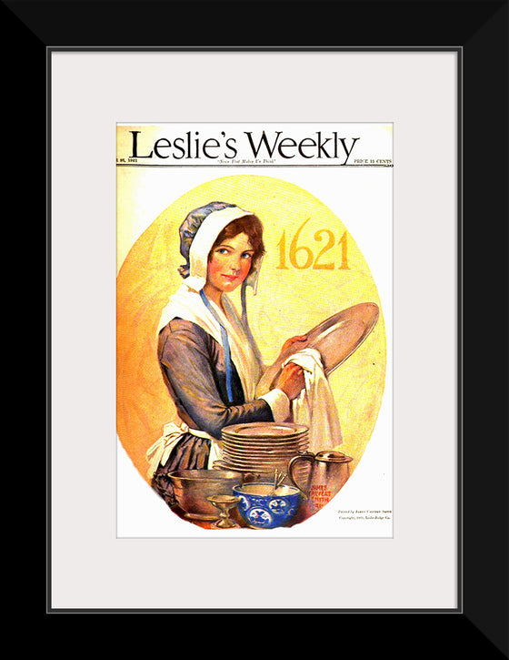 "Leslie's Weekly November 1921 Cover Art", James Calvert Smith.