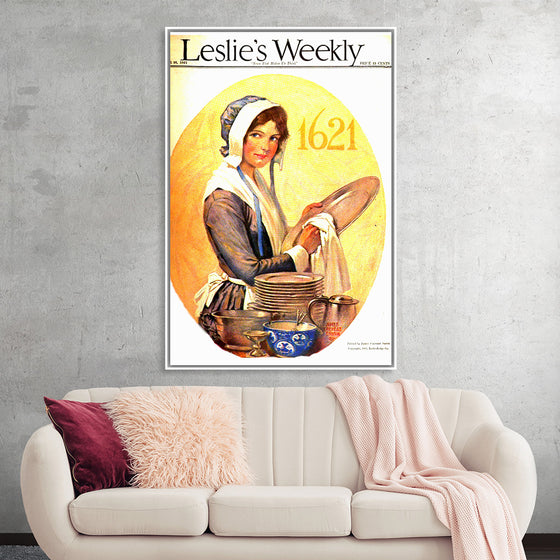 "Leslie's Weekly November 1921 Cover Art", James Calvert Smith.