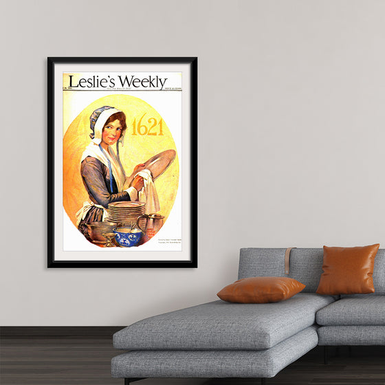 "Leslie's Weekly November 1921 Cover Art", James Calvert Smith.