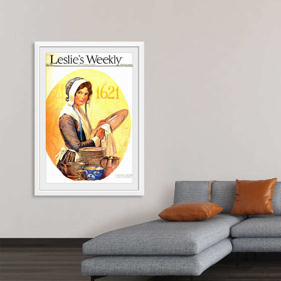 "Leslie's Weekly November 1921 Cover Art", James Calvert Smith.