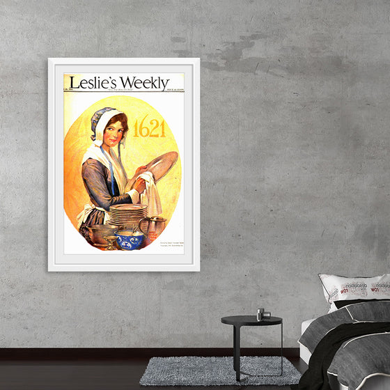 "Leslie's Weekly November 1921 Cover Art", James Calvert Smith.