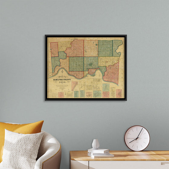 "Map of Hamilton County, Ohio"