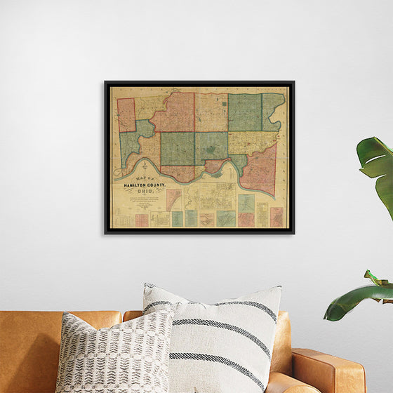 "Map of Hamilton County, Ohio"