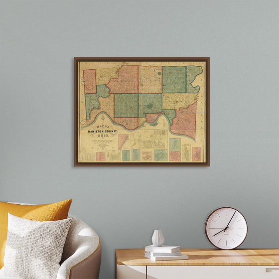 "Map of Hamilton County, Ohio"