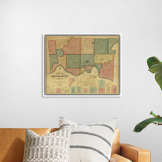 "Map of Hamilton County, Ohio"