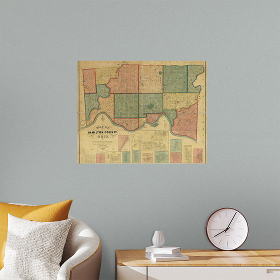 "Map of Hamilton County, Ohio"