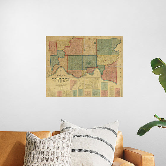 "Map of Hamilton County, Ohio"