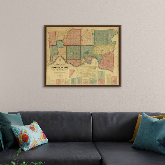 "Map of Hamilton County, Ohio"