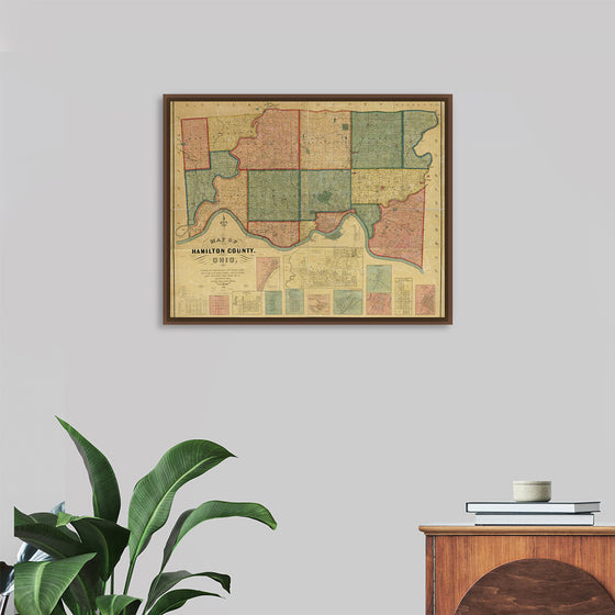 "Map of Hamilton County, Ohio"