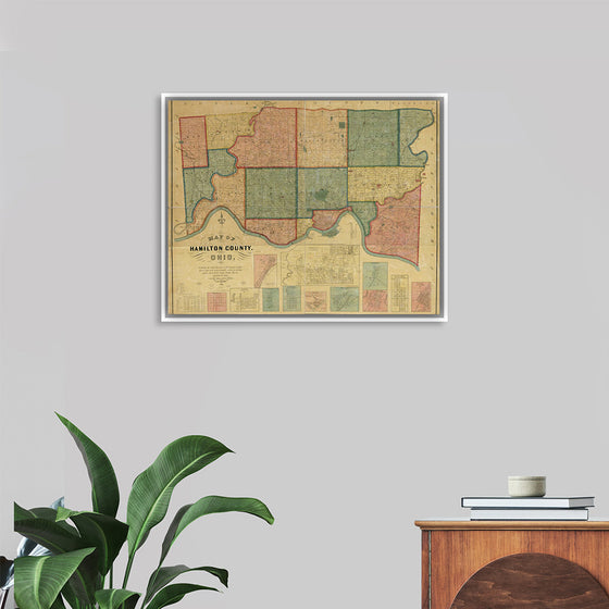 "Map of Hamilton County, Ohio"