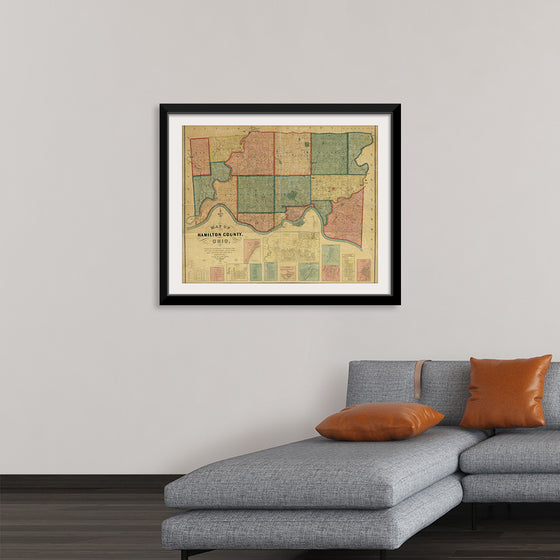 "Map of Hamilton County, Ohio"