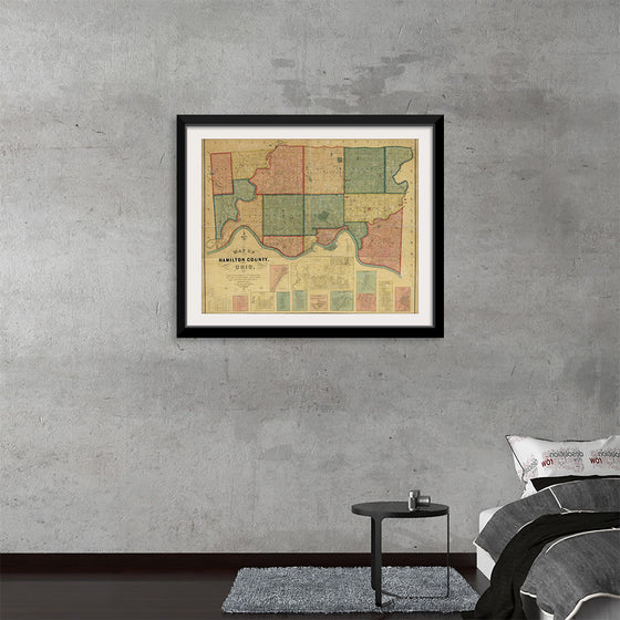 "Map of Hamilton County, Ohio"
