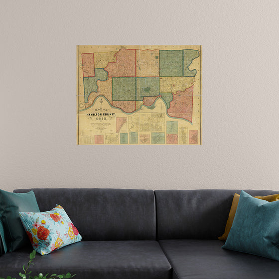 "Map of Hamilton County, Ohio"