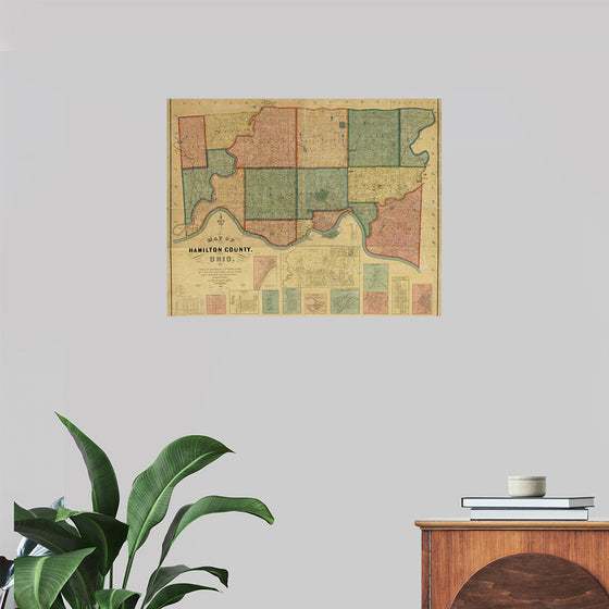 "Map of Hamilton County, Ohio"