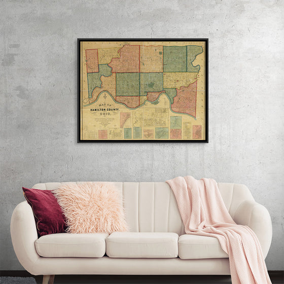 "Map of Hamilton County, Ohio"