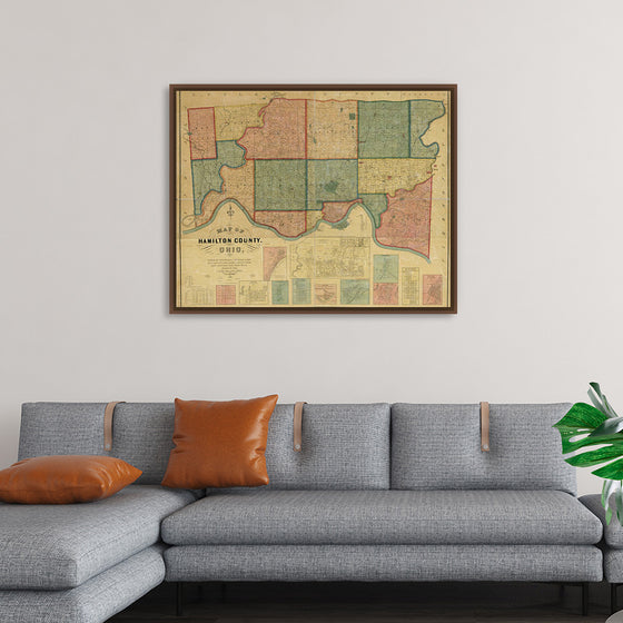 "Map of Hamilton County, Ohio"