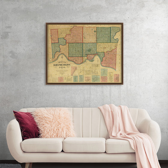"Map of Hamilton County, Ohio"