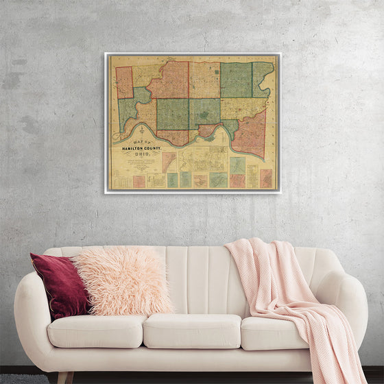 "Map of Hamilton County, Ohio"
