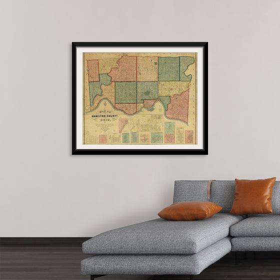 "Map of Hamilton County, Ohio"