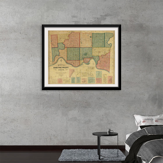 "Map of Hamilton County, Ohio"